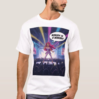 Niemand is een Niemand - Pop Star T-Shirt