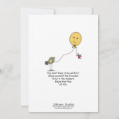 Niemand is een Perfect_C flat-kaart 5"x7" Aankondiging (Achterkant)