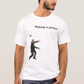 NIEMAND IS EEN PERFECT MEME SHIRT (Voorkant)