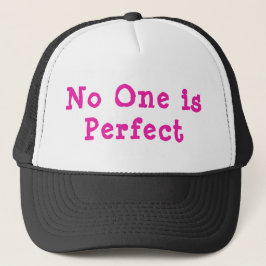 Niemand is een perfecte Trucker Hat Pet