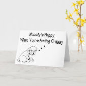 *NIEMAND IS GEWELDIG WANNEER JE KRAPPY* KAART VOEL (Gele Bloem)