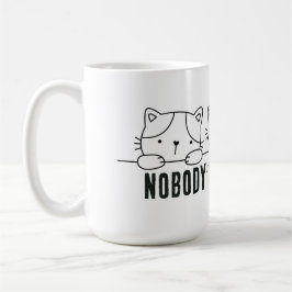 Niemand is helemaal perfect koffiemok