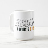 Niemand is helemaal perfect koffiemok (Voorkant links)