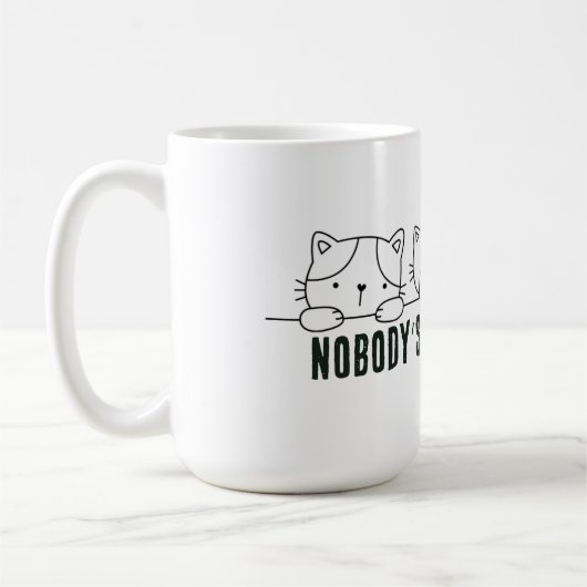 Niemand is helemaal perfect koffiemok (Links)