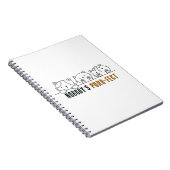 Niemand is helemaal perfect notitieboek (Rechterzijde)