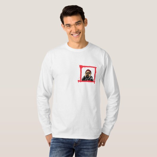 Niemand is illegaal op gestolen grond t-shirt (Voorkant volledig)