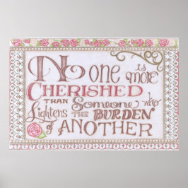 Niemand is meer gekoesterd Poster