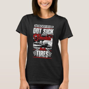 Niemand is ooit ziek geworden van het roken van ra t-shirt