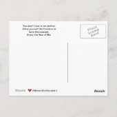 Niemand is Perfect_A_ Briefkaart (Achterkant)