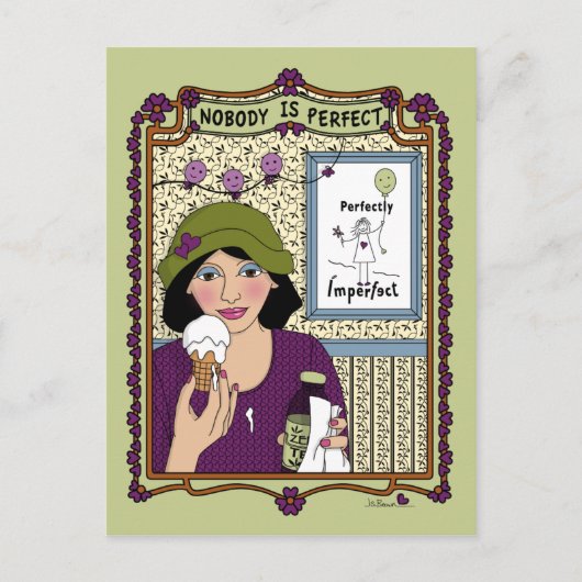 Niemand is Perfect_A_ Briefkaart (Voorkant)