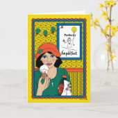 Niemand is Perfect_B_Greeting Kaart (Gele Bloem)