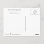 Niemand is Perfect_C_ Briefkaart (Achterkant)