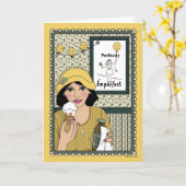 Niemand is Perfect_C_Greeting Kaart (Gele Bloem)