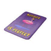 Niemand Is Perfect Flamingo Badmat (Gekanteld)