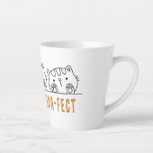 Niemand is perfect latte mok (Rechts)