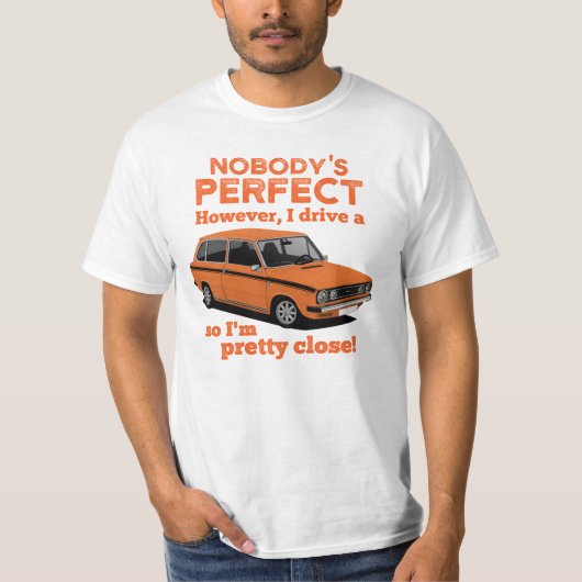 Niemand is perfect met de 66-marathon Combi van DA T-shirt (Voorkant)