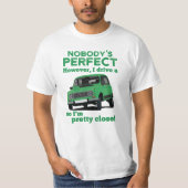 Niemand is perfect met R 4L T-shirt (Voorkant)