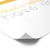 niemand is perfect - poster met potlood en eraser (Hoek)