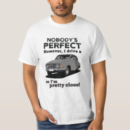 Niemand is perfect - Saab 96 - DIY T-shirt