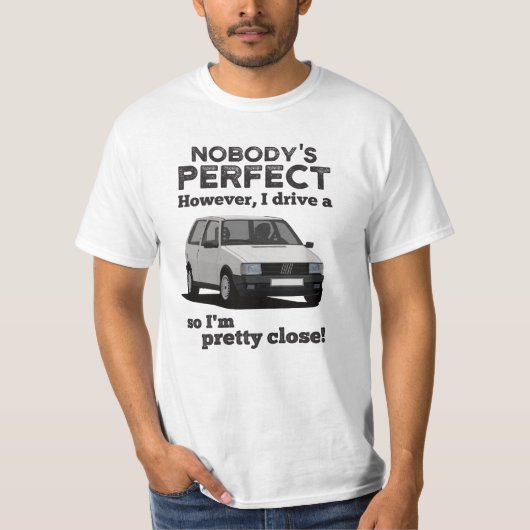Niemand is perfect - Uno Mille Turbo Mk1 T-shirt (Voorkant)