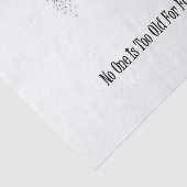 Niemand is te oud voor sprookjes tissuepapier (Detail)