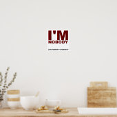 Niemand is Volmaakt Grappige Poster (Keuken)
