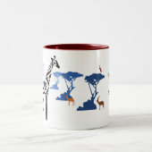 Niemand is zoals ik. tweekleurige koffiemok (Center)