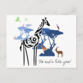 Niemand is zoals jij. briefkaart (Voorkant)