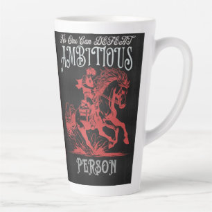 Niemand kan een ambitieus persoon Motivatie versla Latte Mok