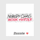 Niemand kan het moeilijker maken sticker (Vel)