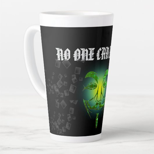 NIEMAND KAN HET VERWACHTEN LATTE MOK (Linkerhoek)