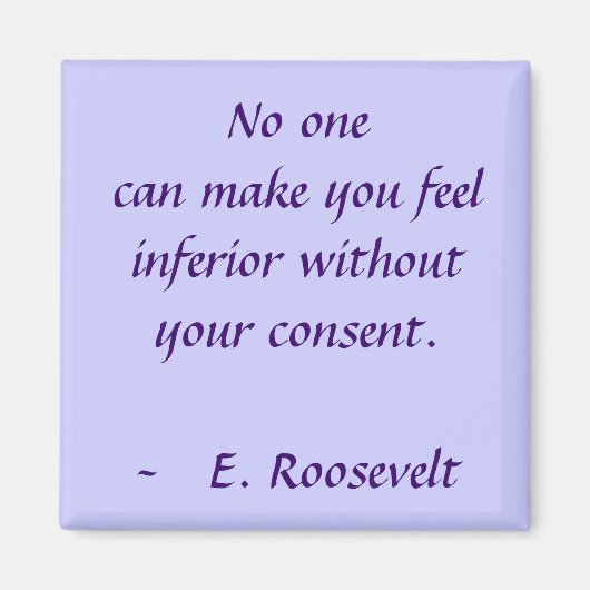 Niemand kan je een goed gevoel geven magneet (Voorkant)