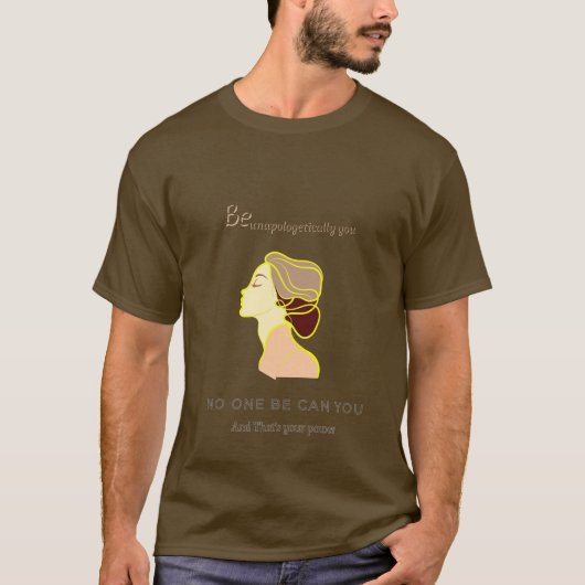 Niemand Kan Jij Zijn T-Shirt (Voorkant)