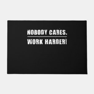 Niemand kan werken in een zwaardere Motivatie Ness Deurmat