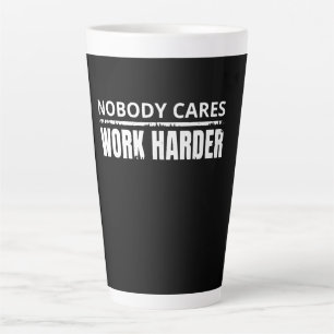 Niemand kan zorgen voor een baan met een hardere f latte mok