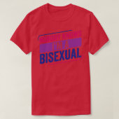 Niemand kent Bi Pride Bisexual Bisexuality Flag T-shirt (Design voorkant)