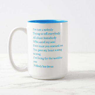 Niemand koffiemok tweekleurige koffiemok