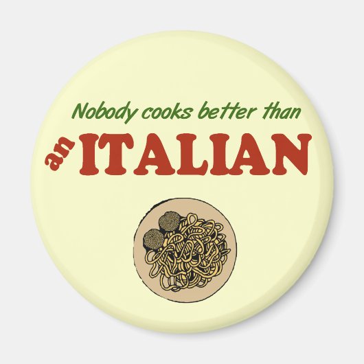 Niemand kookt beter dan een Italiaanse Magneet (Voorkant)