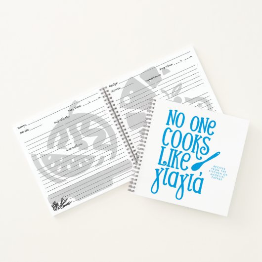 Niemand kookt zoals yayia Grieks grootmoeder recep Notitieboek (Binnen)