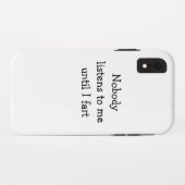 Niemand luistert naar mijn telefoonhoesje Case-Mate iPhone case (Achterkant (horizontaal))