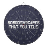 Niemand maakt het nog steeds uit dat je tele dartbord (Voorkant)