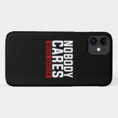 Niemand maakt werk harder Case-Mate iPhone case (Achterkant (horizontaal))