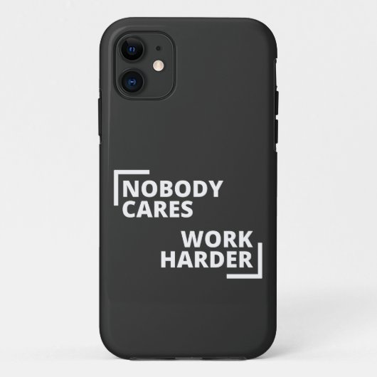 Niemand maakt werk harder Case-Mate iPhone case (Achterkant)