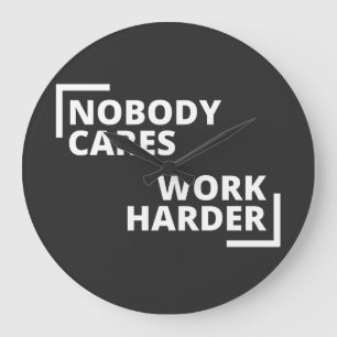 Niemand maakt werk harder grote klok