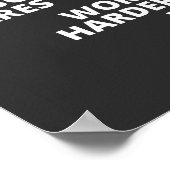 Niemand maakt werk harder poster (Hoek)