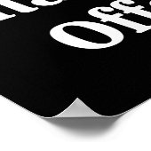 Niemand maakt zich zorgen dat je beledigd bent poster (Hoek)