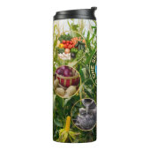 Niemand mag honger lijden thermosbeker (Gedraaid links)