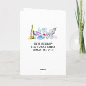 Niemand met wie ik liever in quarantaine zit vanwe kaart (Achterkant)