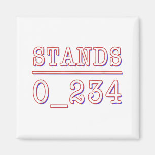 Niemand onder staat - Funny Wiskunde Joke Wiskunde Magneet