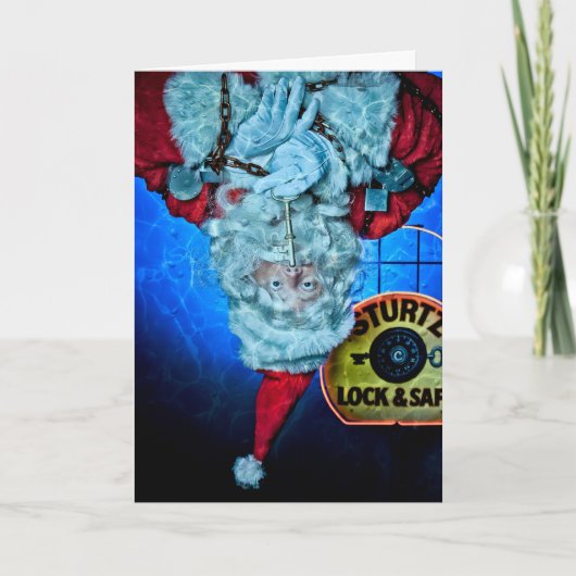 Niemand ontsnapt aan het Vakantie! Feestdagen Kaart (Voorkant)